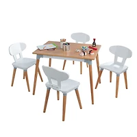 Ensemble table et 4 chaises rétro pour enfants et tout-petits