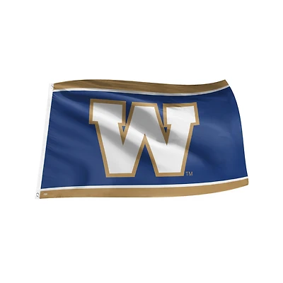 Drapeau mural 3 x 5 LCF Winnipeg Blue Bombers
