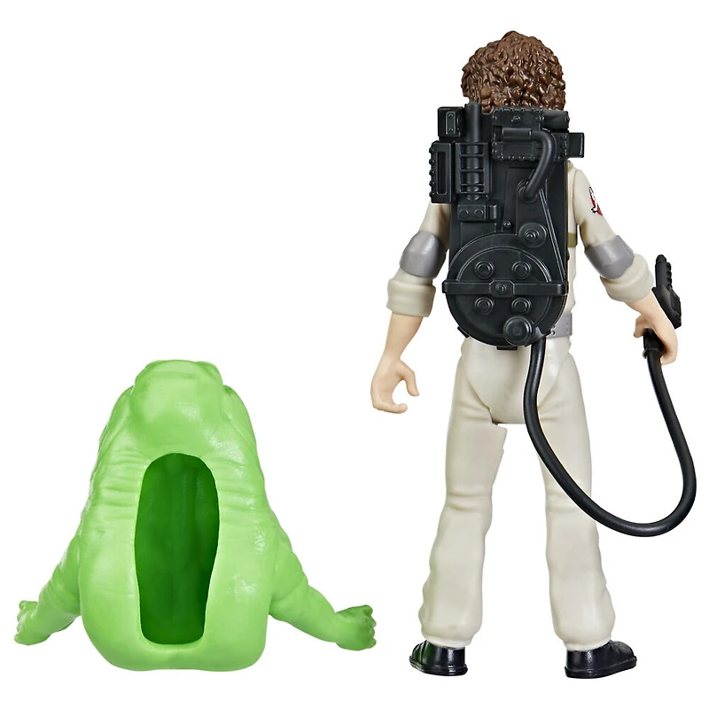 Ghostbusters Fantôme grand frisson, figurine de collection Trevor Spengler de 12,5 cm et fantôme Slimer avec technologie Ecto-Stretch