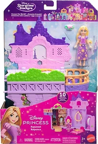 Disney Princess Rapunzel Storytime Stackers Doll House, Small Doll, Pascal Figure & 7 Accessories