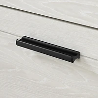 Fynn Table de chevet avec organisateur de fils Chêne hivernal