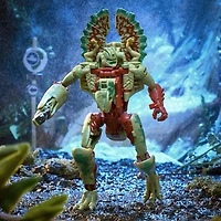 Transformers Collaborative Jurassic Park x Transformers, figurines Dilophocon et Autobot JP12