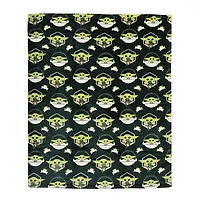 Ensemble de jeté et coussin 2 pièces Star Wars The Mandalorian