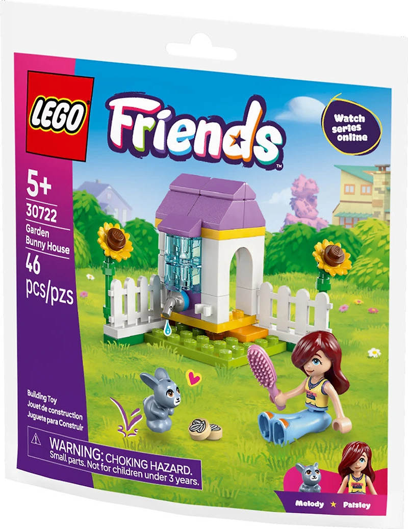 LEGO Friends La maison de lapin dans le jardin 30722