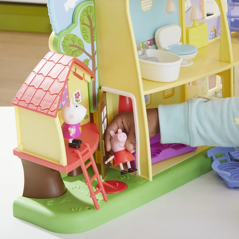 Peppa Pig Peppa's Adventures Peppa's Playtime to Bedtime House Toy