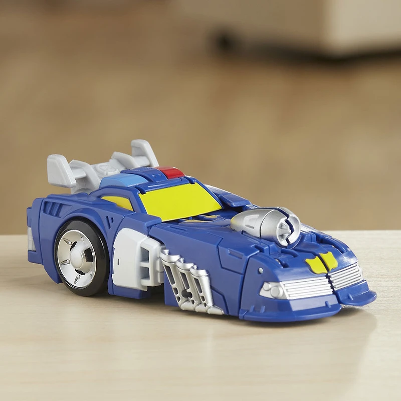 Playskool Heroes Transformers Rescue Bots Academy, figurine convertible de Chase le robot policier