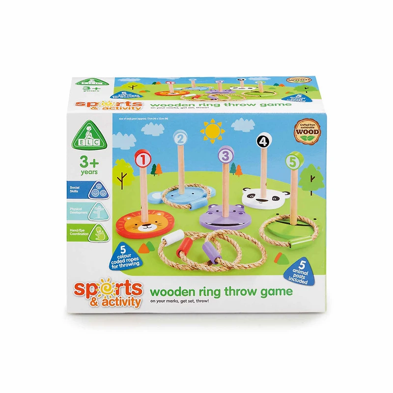 Early Learning Centre Wooden Ring Throw Set - R Exclusive