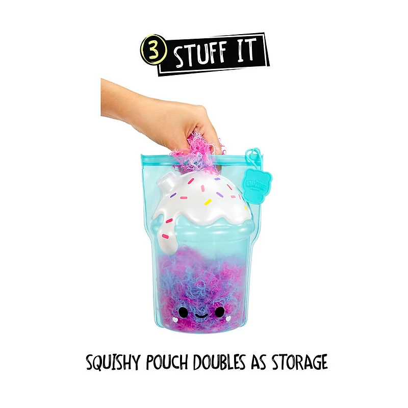 Petite peluche Fluffie Stuffiez : boisson aux bulles