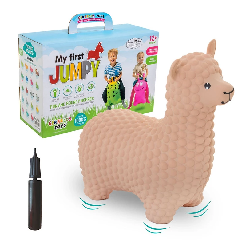 My First Jumpy Alpaca, Beige