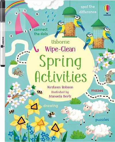 Wipe Clean Spring Activity - English Edition