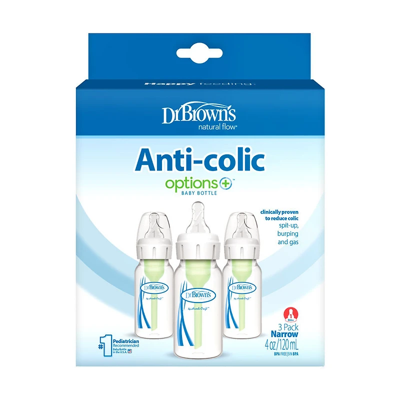 Dr. Brown's Options+ 4 oz Standard Bottle 3 Pack