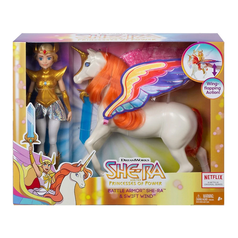 Poupée She-Ra et Les Princesses de Power Battle Armour She-Ra et Swift Wind - Édition anglaise