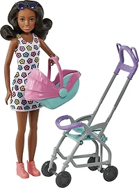 Barbie Skipper Babysitters Inc. Doll and Stroller Playset