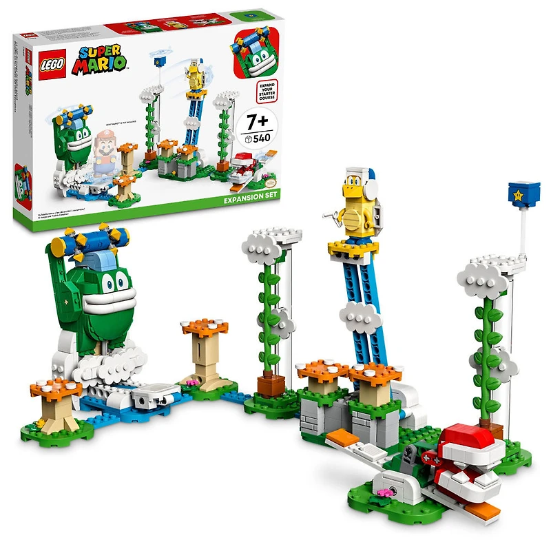 LEGO Super Mario Ensemble d'extension Le défi du nuage de Spike géant 71409 (540 pièces)
