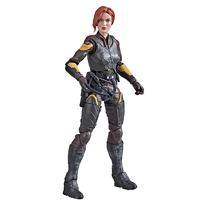 G.I. Joe Classified Series, Snake Eyes: G.I. Joe Origins, figurine Scarlett 20 premium de 15 cm, emballage spécial