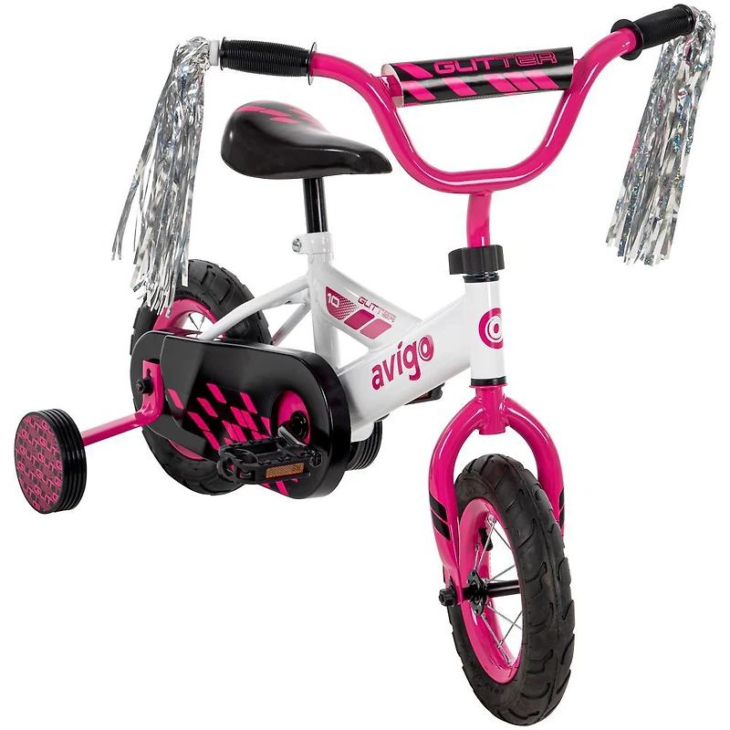 Vélo 10po Avigo Glitter, Rose