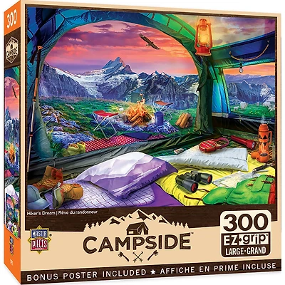 Masterpieces Puzzle Company Campside - Hiker's Dream 300 Piece Puzzle