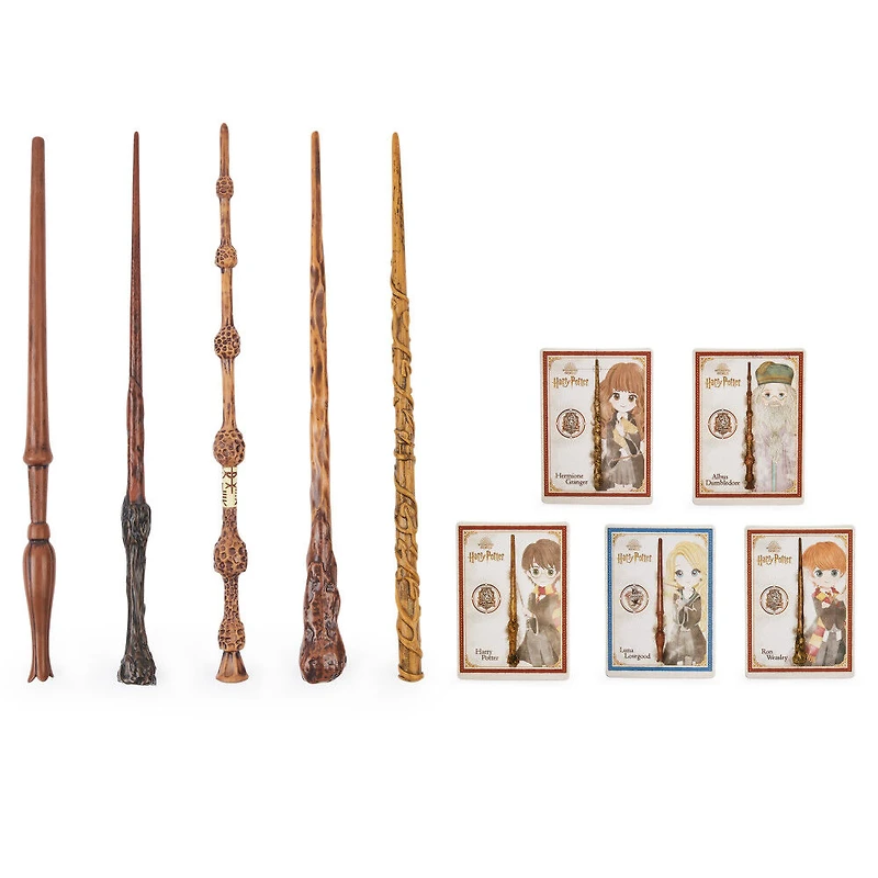 Wizarding World Harry Potter, Spellbinding Wand authentique de Drago Malefoy de 30,5 cm avec carte de sort à collectionner