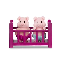 Assortiment S1 Woodzeez Babeez, Woodzeez, Ensemble de bébés animaux avec accessoires