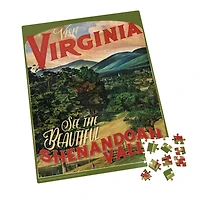 Puzzles Spin Master, Virginie, Puzzle BlueBoard de 300 pièces de la série Voyage représentant la Vallée de Shenandoah avec poster