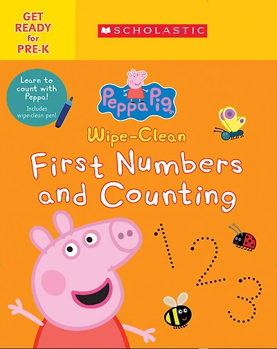Scholastic - Peppa Pig: Wipe-Clean First Numbers and Counting - English Edition
