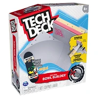 Tech Deck, Bowl Builder X-Connect Park Creator , Coffret rampe à construire et à personnaliser avec fingerboard exclusif
