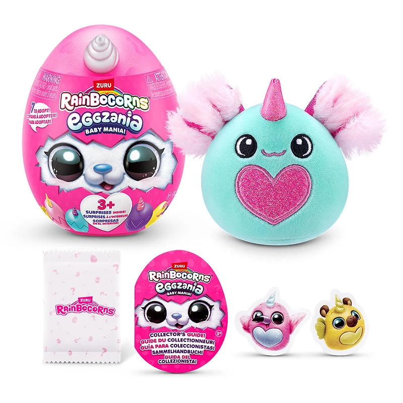 Rainbocorns Eggzania Baby Mania de ZURU.