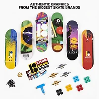 Tech Deck, Sk8shop Fingerboard Bonus Pack, Collectible and Customizable Mini Skateboards (Styles May Vary)