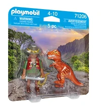 Playmobil - Aventurier et tyrannosaure