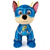 PAW Patrol, Peluche Chase Mighty Pups Super PAWs de 20 cm