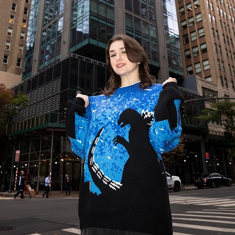 Steady Hands – Godzilla Silhouette Sweater