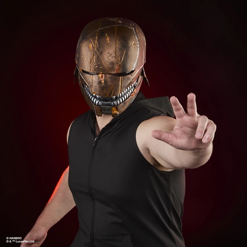 Star Wars The Black Series The Stranger Premium Electronic Helmet, Star Wars: The Acolyte Roleplay Item