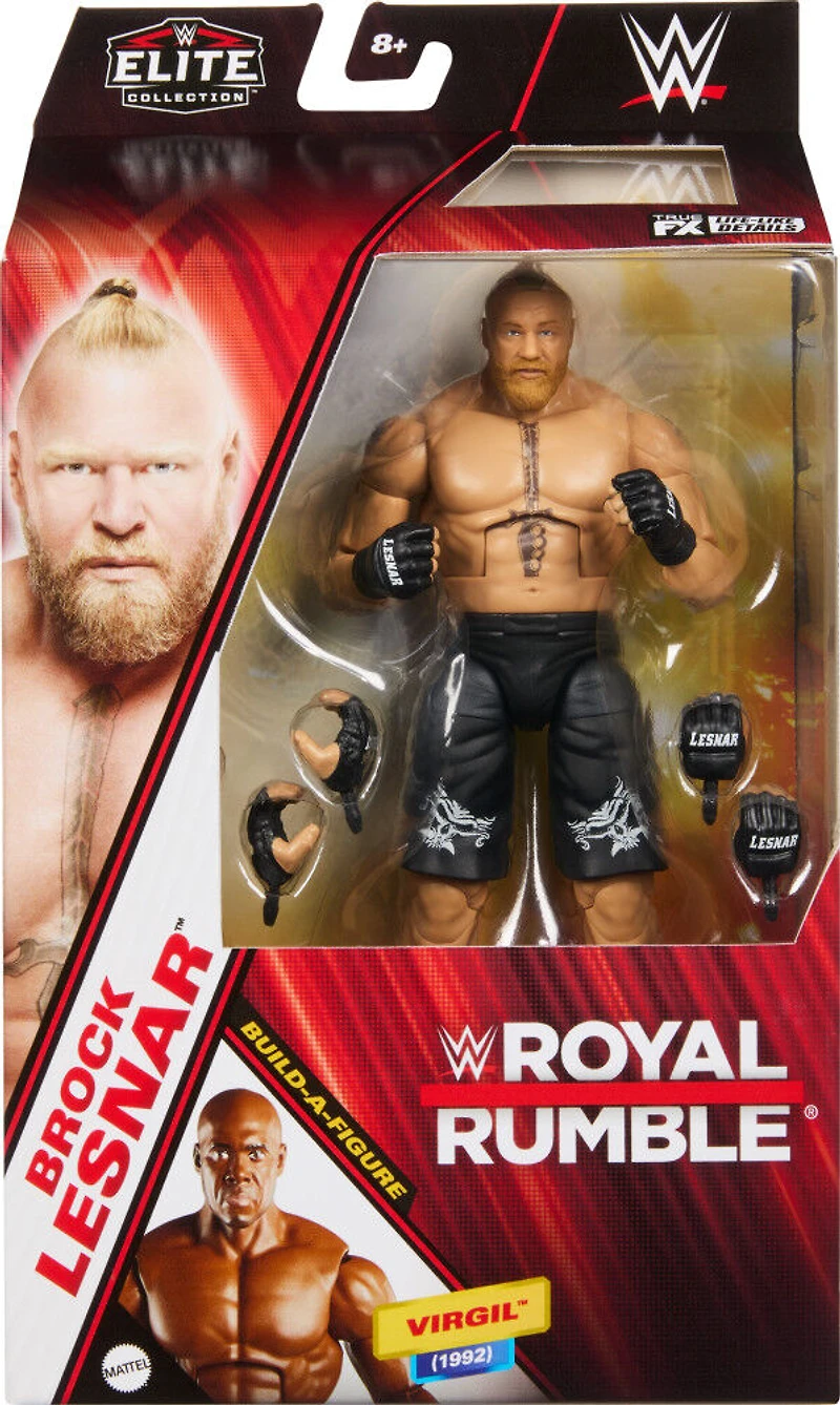 WWE -Collection Elite -Royal Rumble -Figurine articulée -Brock Lesnar
