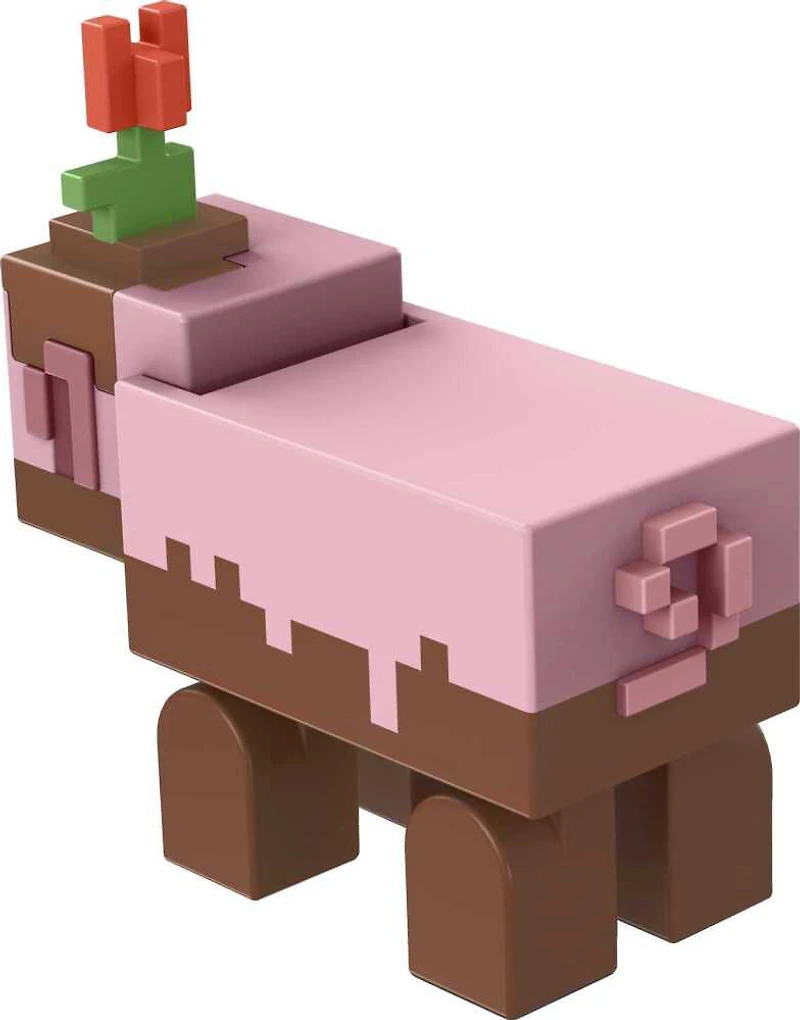 Minecraft Craft-A-Block Assortment Figures, Authentic Character Based on the Video Game