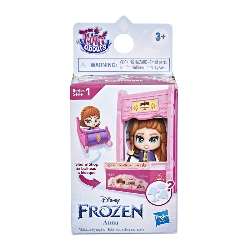 Disney's Frozen 2 Twirlabouts Series 1 Anna Sled to Shop Playset