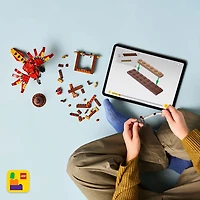 LEGO Harry Potter Fumseck : le Phénix de Dumbledore, Jouet, Figurine de Créature Mythique 76448