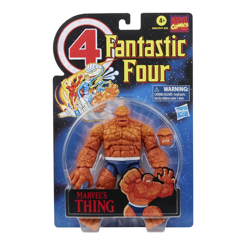 Hasbro Marvel Legends Series Retro Fantastic Four Marvel's Thing Action Figure Toy