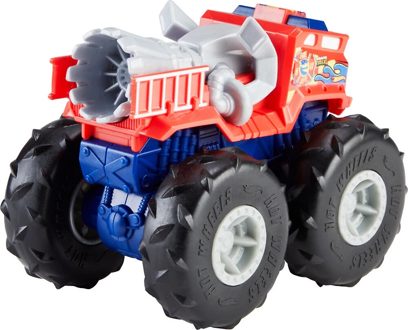 Hot Wheels - Monster Trucks - Véhicule Rev Tredz - 5 Alarm