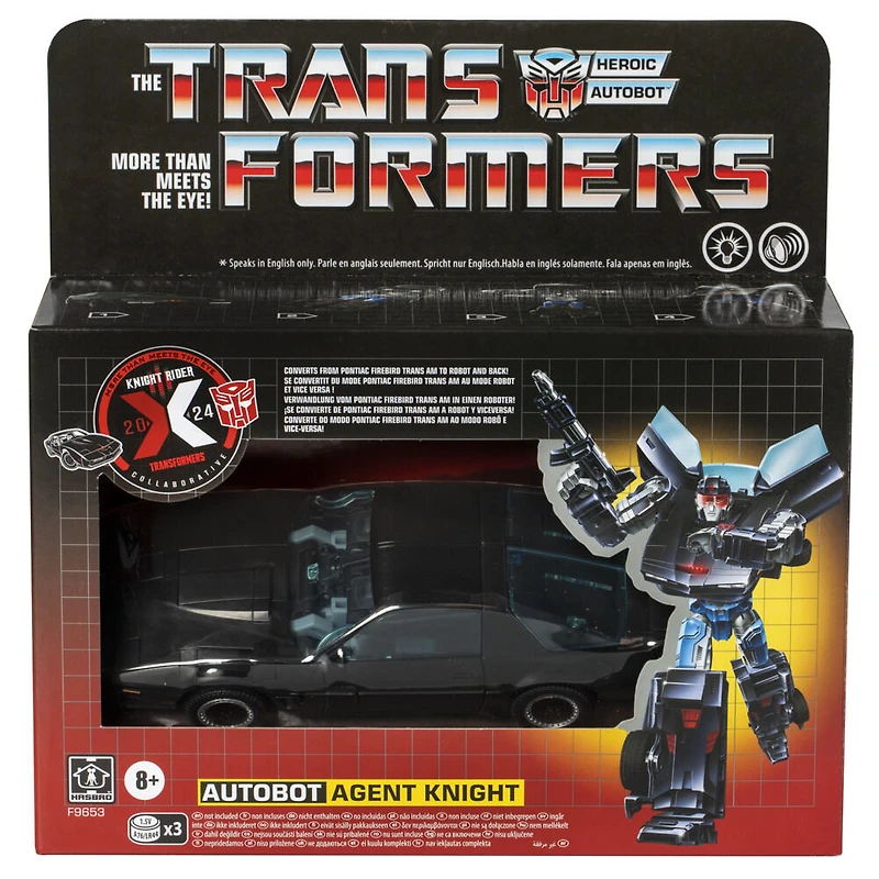 Transformers Collaborative Knight Rider x Transformers, figurine Autobot Agent Knight