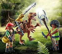 Playmobil - Deinonychus et guerriers