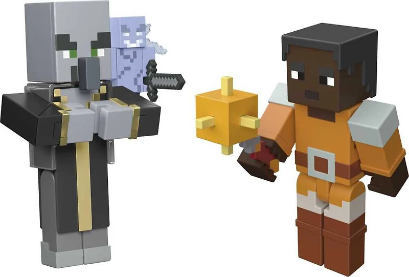 Minecraft- Dungeons - Figurines - Hal et Le Sans-Nom