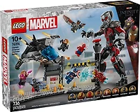 LEGO Marvel Captain America Civil War Action Battle Building Set - Superhero Toy - with 8 Minifigures and Giant Ant Man - 76314