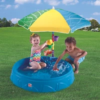 Piscine et plaisir à l'ombre de Step2 - Bleu