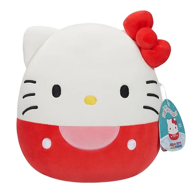 Squishmallows 8" - Sanrio Core : Hello Kitty avec le costume rouge
