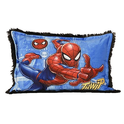 Oreiller géant en fourrure funky pour enfants Marvel Spider-Man
