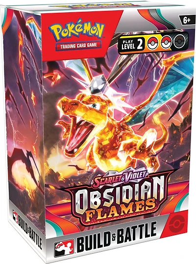 Coffret Construction et Combat Pokémon Écarlate et Violet " Flammes Obsidiennes " - Édition anglaise
