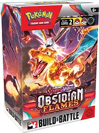Coffret Construction et Combat Pokémon Écarlate et Violet " Flammes Obsidiennes " - Édition anglaise