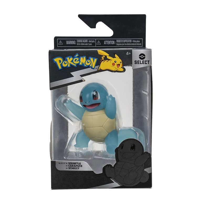 Figurine de combat Pokémon Select - Carapuce translucide