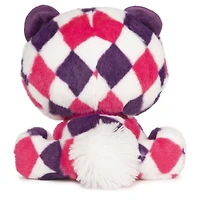 P.Lushes Designer Fashion Pets, Quinn O'Bearci, ourse en peluche de luxe, rose/violet, 15,2 cm