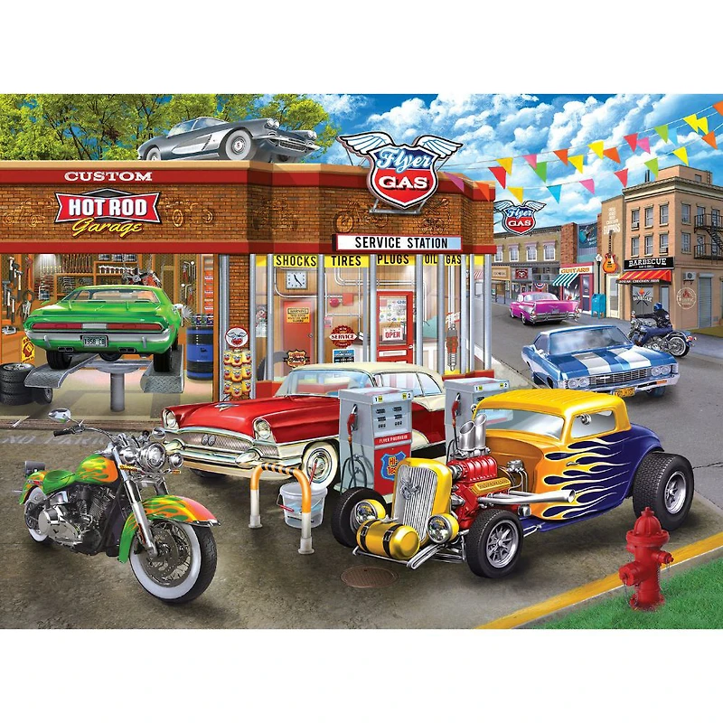 Cra-Z-Art - Bigelow Country 1000pc Puzzle - Hot Rod Garage